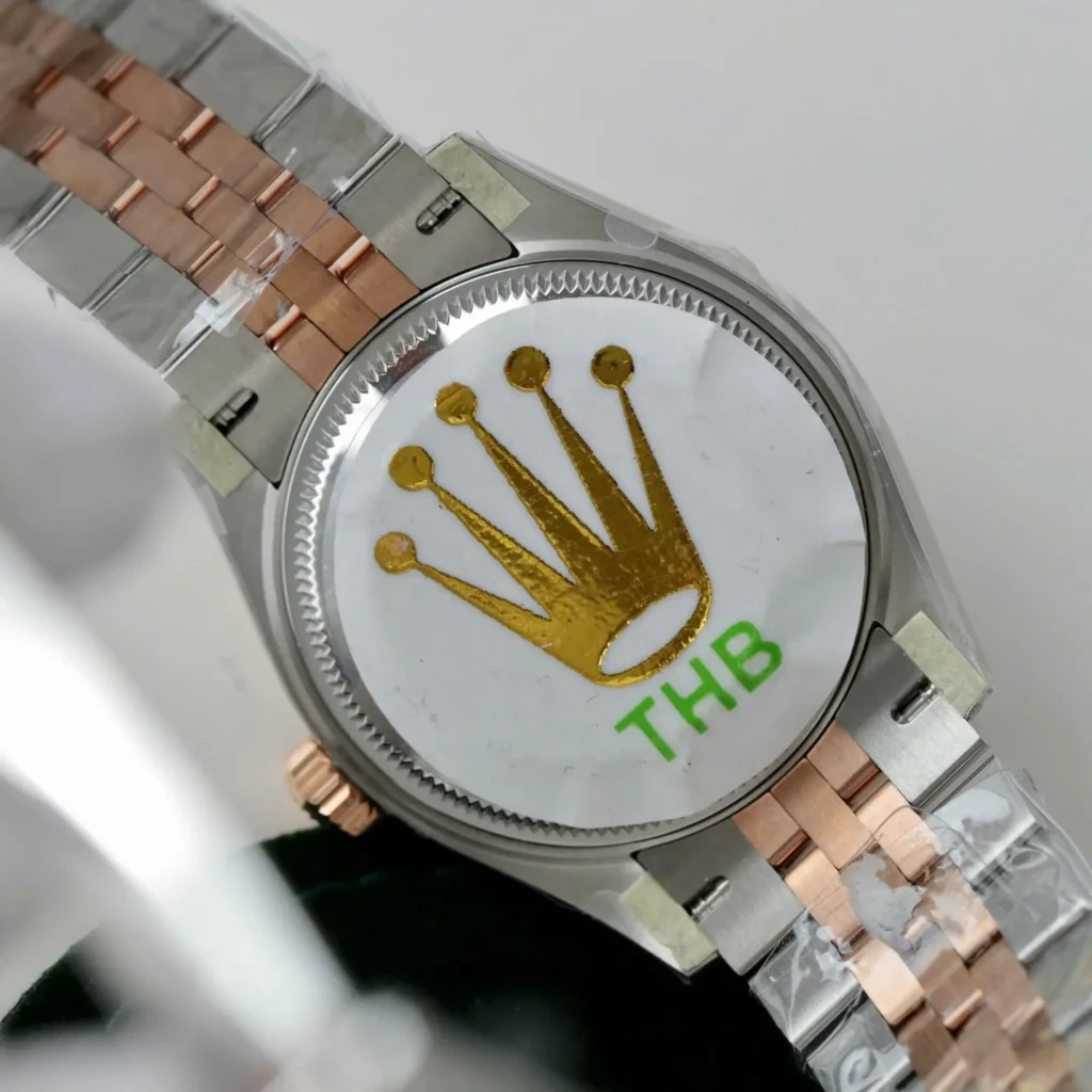 Super Clone Rolex Datejust Slate Roman Diamond Dial 126231-0023 36 mm — side profile