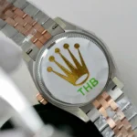 Super Clone Rolex Datejust Slate Roman Diamond Dial 126231-0023 36 mm — side profile