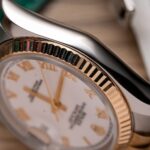 Super Clone Rolex Datejust White Roman Dial 126231-0015 36 mm — clasp and links