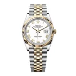 Super Clone Rolex Datejust White Roman Dial 126233-0029 36 mm