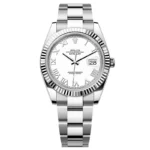 Super Clone Rolex Datejust White Roman Dial 126334-0023 41 mm