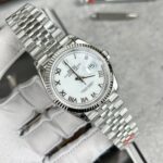 Super Clone Rolex Datejust White Roman Dial 126334-0024 41 mm — case and bezel