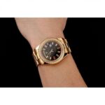 Super Clone Rolex Day-Date Black Dial 1454101 36 mm — view 10