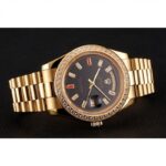 Super Clone Rolex Day-Date Black Dial 1454101 36 mm — bracelet detail