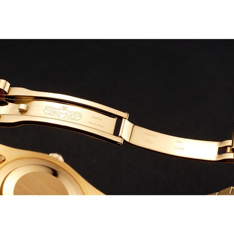 Super Clone Rolex Day-Date Black Dial 1454101 36 mm — on leather display