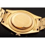 Super Clone Rolex Day-Date Black Dial 1454101 36 mm — movement / caseback view