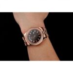 Super Clone Rolex Day-Date Black Dial 1454102 40 mm — view 10