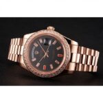 Super Clone Rolex Day-Date Black Dial 1454102 40 mm — bracelet detail