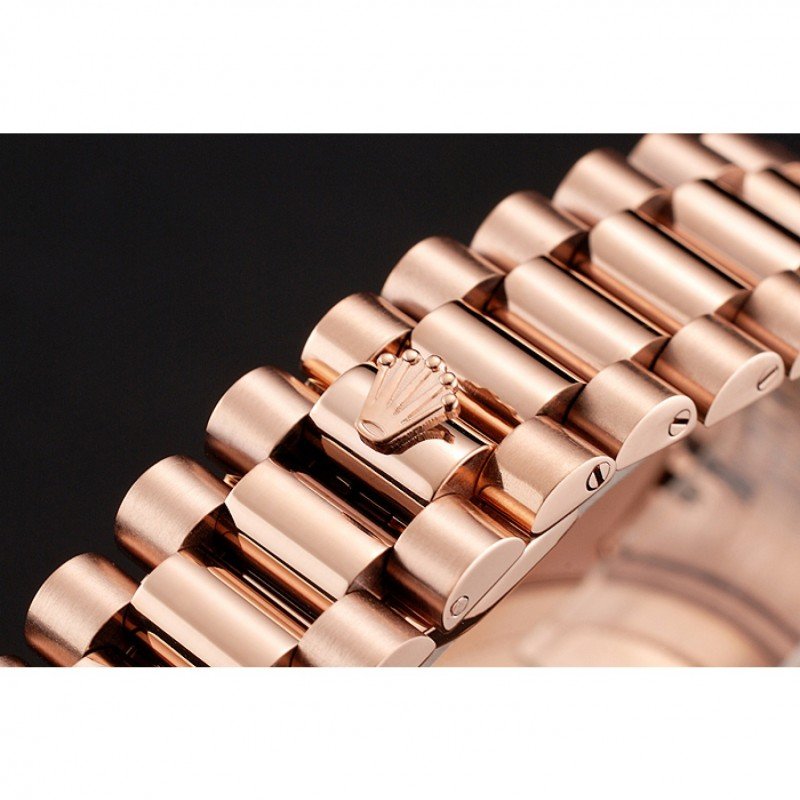 Super Clone Rolex Day-Date Black Dial 1454102 40 mm — clasp and links