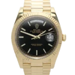 Super Clone Rolex Day-Date Black Dial 228238 40 mm