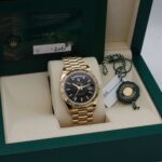 Super Clone Rolex Day-Date Black Dial 228238 40 mm — view 10