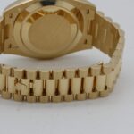 Super Clone Rolex Day-Date Black Dial 228238 40 mm — movement / caseback view