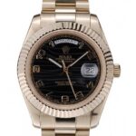 Super Clone Rolex Day-Date Black Dial 41998 40 mm