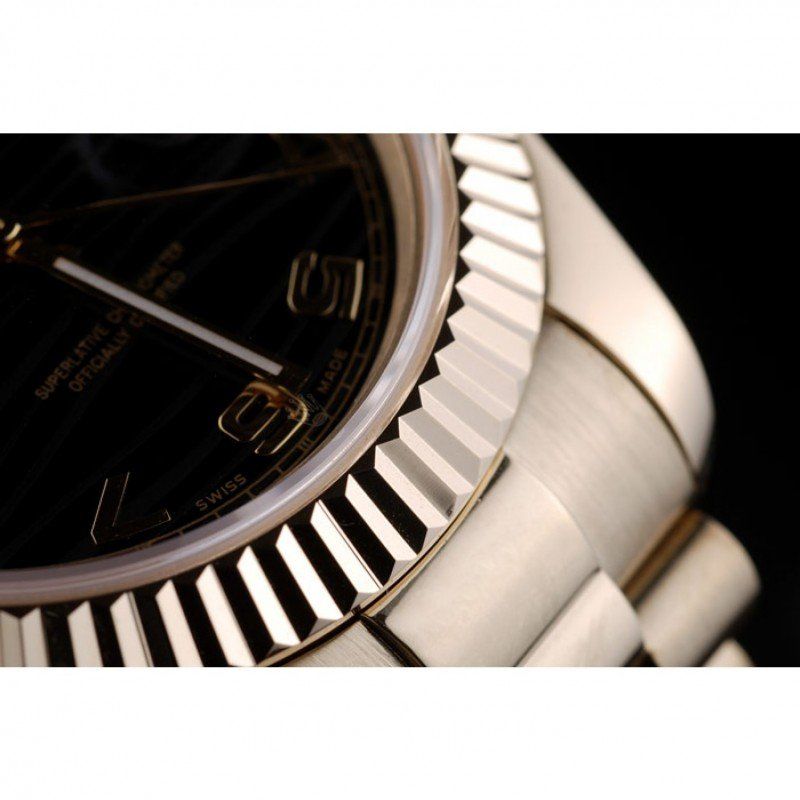 Super Clone Rolex Day-Date Black Dial 41998 40 mm — view 10