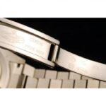 Super Clone Rolex Day-Date Black Dial 41998 40 mm — on leather display