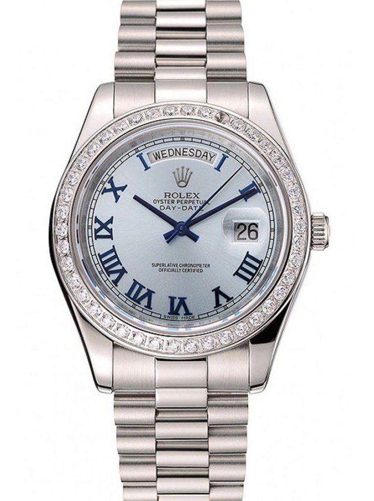 Super Clone Rolex Day-Date Blue Dial 1453962 40 mm