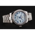 Super Clone Rolex Day-Date Blue Dial 1453962 40 mm — bracelet detail