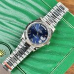 Super Clone Rolex Day-Date Blue Dial 228239-0007 40 mm — case and bezel