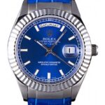 Super Clone Rolex Day-Date Blue Dial 621490 35 mm