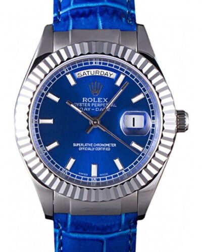 Super Clone Rolex Day-Date Blue Dial 621490 35 mm – Swiss SuperClone