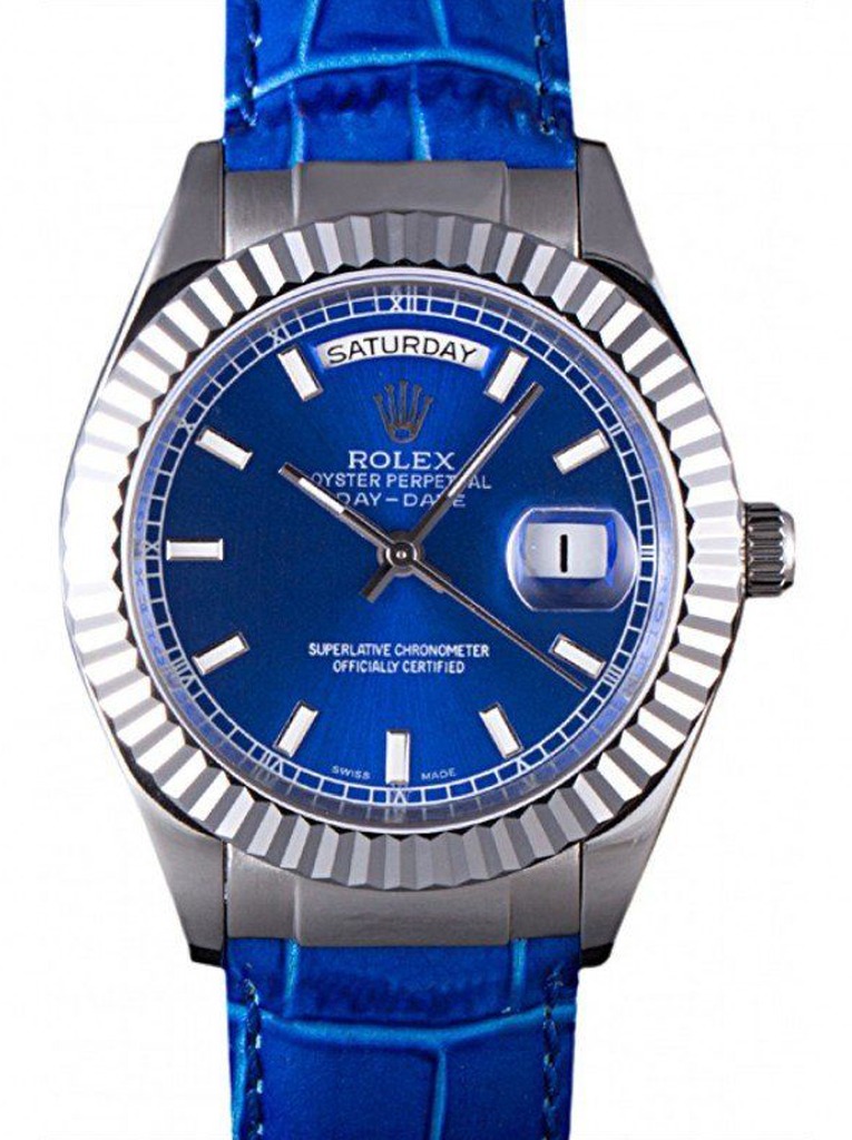 Super Clone Rolex Day-Date Blue Dial 621490 35 mm