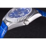 Super Clone Rolex Day-Date Blue Dial 621490 35 mm — clasp and links