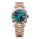 Super Clone Rolex Day-Date Blue-Green Diamond Dial 128235-0085 36 mm