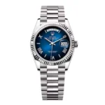 Super Clone Rolex Day-Date Blue Ombré Dial 128239-0063 36 mm