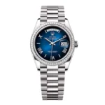 Super Clone Rolex Day-Date Blue Ombré Dial 128399tbr-0021 36 mm – Swiss SuperClone
