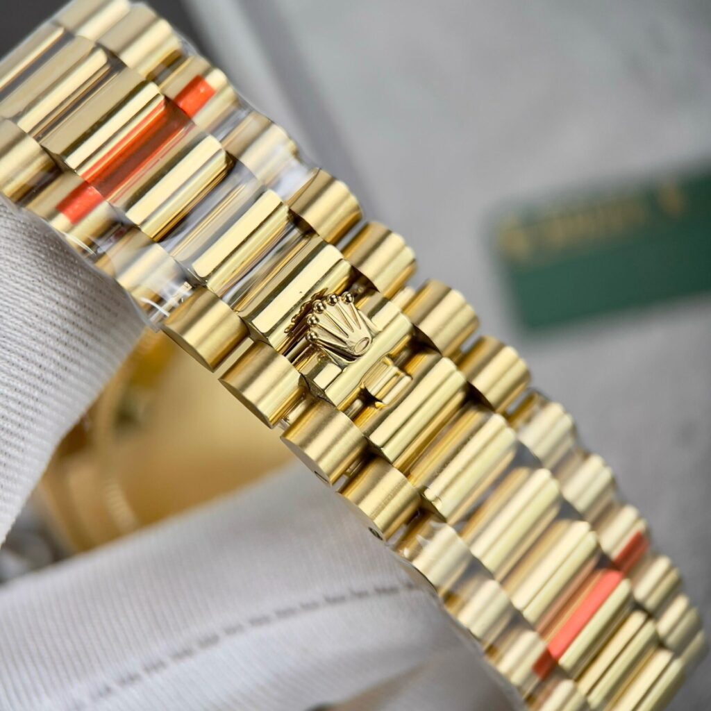 Super Clone Rolex Day-Date Bright Black Diamond Dial 228238-0004 40 mm — view 10