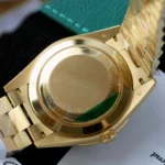 Super Clone Rolex Day-Date Bright black Dial 228348RBR 40 mm — case and bezel