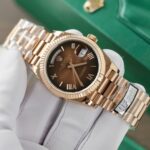 Super Clone Rolex Day-Date Brown Ombré Dial 128235-0075 36 mm — case and bezel