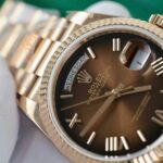Super Clone Rolex Day-Date Brown Ombré Dial 128235-0075 36 mm — clasp and links