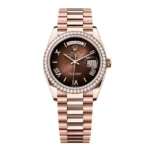 Super Clone Rolex Day-Date Brown Ombré Dial 128345rbr-0075 36 mm
