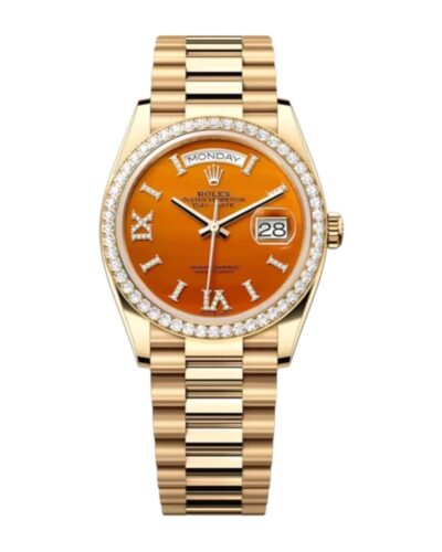 Super Clone Rolex Day-Date Carnelian Dial 128348RBR 36 mm – Swiss SuperClone