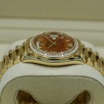 Super Clone Rolex Day-Date Carnelian Dial 128348RBR 36 mm — case and bezel