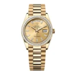 Super Clone Rolex Day-Date Champagne Dial 128398tbr-0037 36 mm