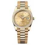 Super Clone Rolex Day-Date Champagne Dial 228348rbr-0008 40 mm