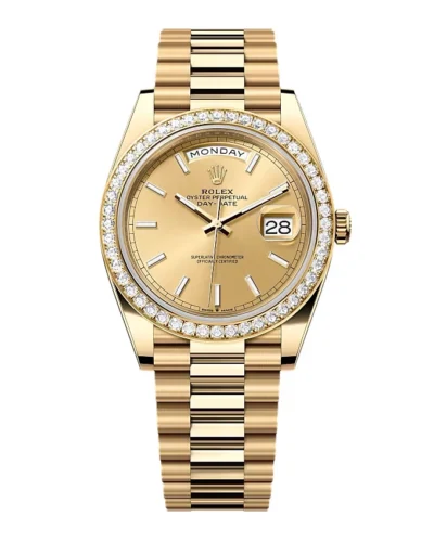 Super Clone Rolex Day-Date Champagne Dial 228348rbr-0008 40 mm – Swiss SuperClone