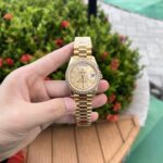 Super Clone Rolex Day-Date Champagne Dial 228348rbr-0008 40 mm — case and bezel