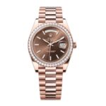 Super Clone Rolex Day-Date Chocolate Dial 228345RBR 40 mm
