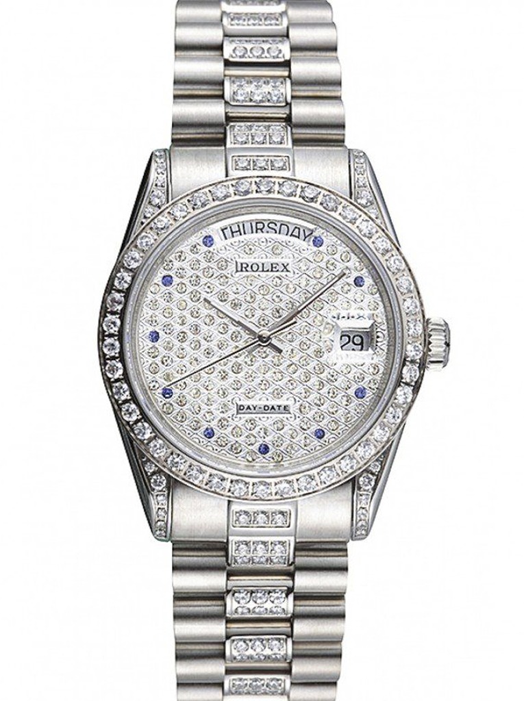 Super Clone Rolex Day-Date Diamond Dial 621612 37 mm