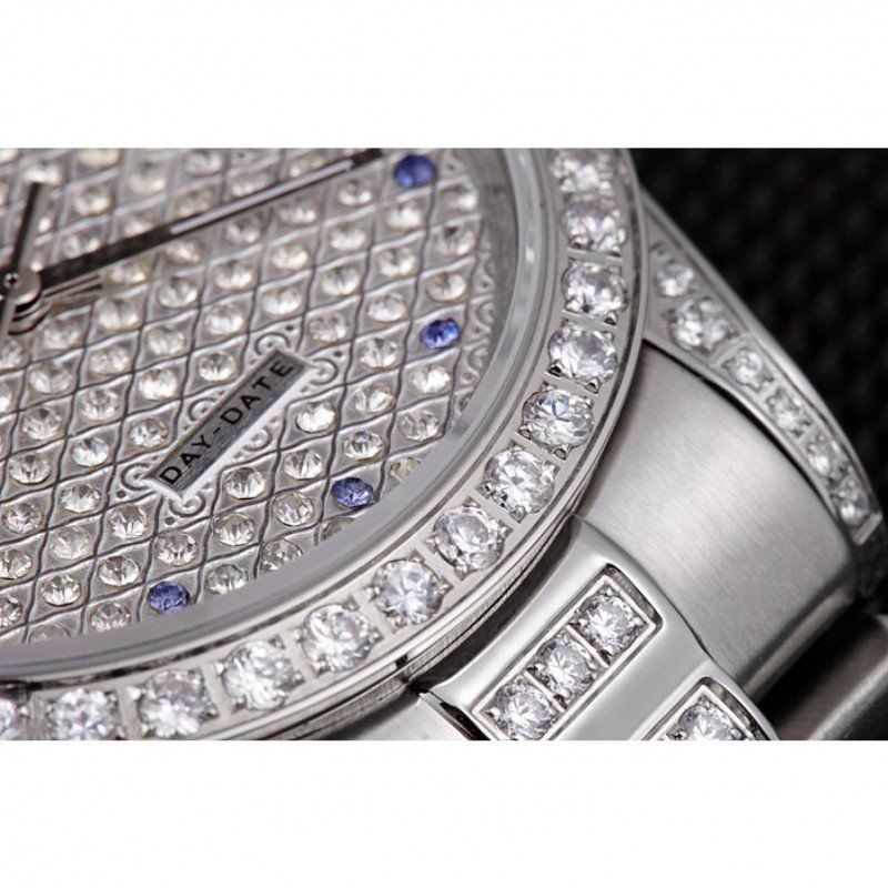 Super Clone Rolex Day-Date Diamond Dial 621612 37 mm — view 10