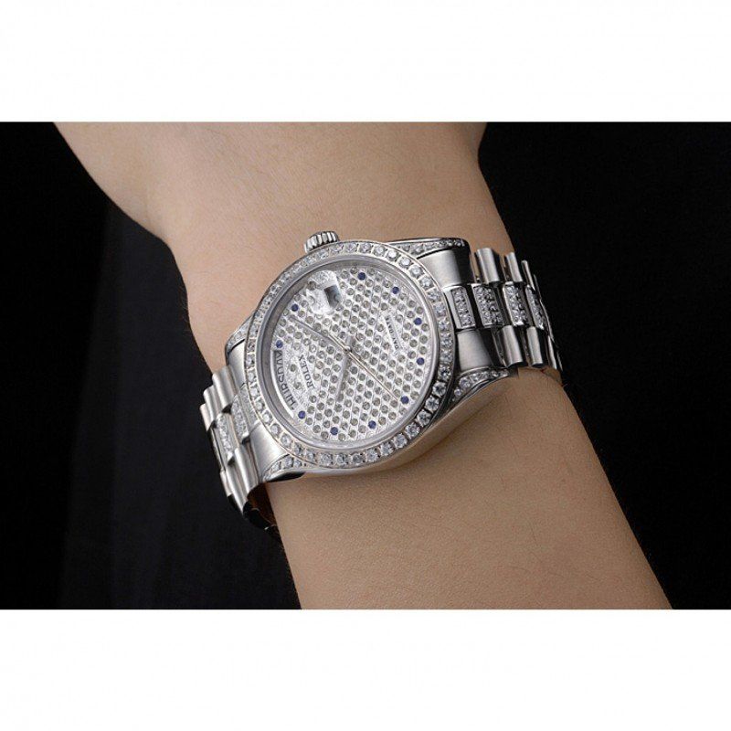 Super Clone Rolex Day-Date Diamond Dial 621612 37 mm — view 11
