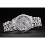 Super Clone Rolex Day-Date Diamond Dial 621612 37 mm — bracelet detail