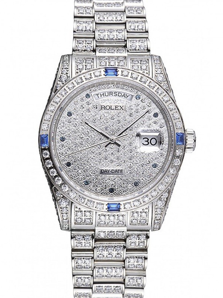 Super Clone Rolex Day-Date Diamond Dial 621613 37 mm