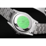 Super Clone Rolex Day-Date Diamond Dial 621613 37 mm — movement / caseback view