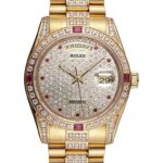 Super Clone Rolex Day-Date Diamond Dial 621614 37 mm
