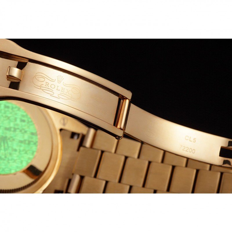 Super Clone Rolex Day-Date Diamond Dial 621614 37 mm — clasp and links