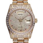 Super Clone Rolex Day-Date Diamond Dial 621615 37 mm
